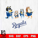 Kansas City Royals Bluey Dance Mode Squats Svg Eps Dxf Png File, Digital Download, Instant Download