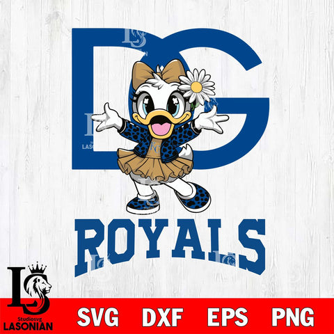 Kansas City Royals Dolce And Gabbana Daisy Duck Disney Svg Eps Dxf Png File, Digital Download, Instant Download