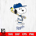 Kansas City Royals Snoopy sport Svg Eps Dxf Png File, MLB File Cut,Digital Download,Instant Download,MLB Svg Files