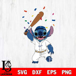 Kansas City Royals Stitch baseball celebrate SVG DXF EPS PNG FILE, MLB File Cut, Digital Download,Instant Download, Silhouette, Stitch Cricut