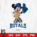 Kansas City Royals #1 Fan Minnie Mouse Svg Eps Dxf Png File, Digital Download, Instant Download