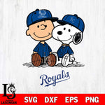 Kansas City Royals snoopy and charlie brown sit baseball Svg Eps Dxf Png File, MLB File Cut,Digital Download,Instant Download,MLB Svg Files