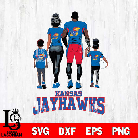 Kansas Jayhawks Family Love Rugby SVG DXF EPS PNG FILE,NCAA SVG, Father day Digital Download,Instant Download, Silhouette