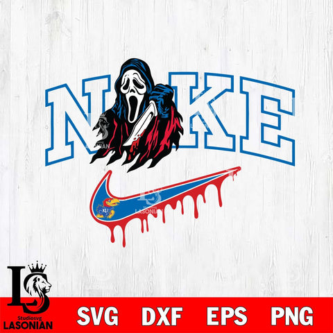 Kansas Jayhawks Ghostface Nike Svg Eps Dxf Png File, Digital Download, Instant Download