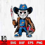 Kansas Jayhawks Jason Voorhees Horror Svg Eps Dxf Png File, NCAA svg, Digital Download, Instant Download