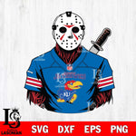 Kansas Jayhawks Jason Voorhees Horror 4 Svg Eps Dxf Png File, NCAA svg, Digital Download, Instant Download