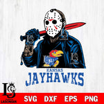 Kansas Jayhawks Jason Voorhees Horror Halloween Svg Eps Dxf Png File, NCAA svg, Digital Download, Instant Download