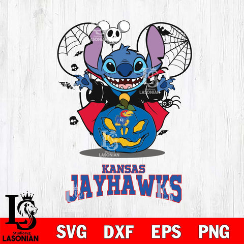 Kansas Jayhawks Stitch Horror Halloween Svg Eps Dxf Png File, Digital Download, Instant Download