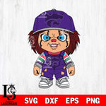 Kansas State Wildcats Chucky Football Horror Halloween Svg Eps Dxf Png File, NCAA svg, Digital Download, Instant Download