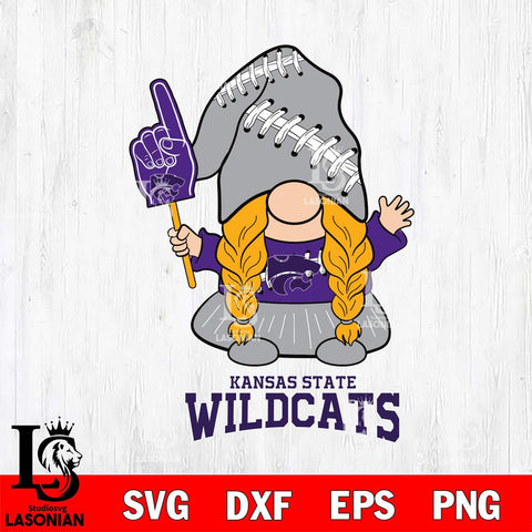 Kansas State Wildcats Gnomes Fan Svg Eps Dxf Png File, Digital Download, Instant Download