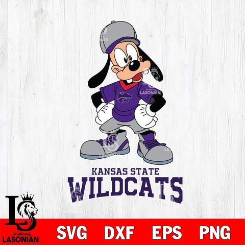 Kansas State Wildcats Goofy Sport SVG DXF EPS PNG FILE,NCAA svg ,Football Digital Download,Instant Download, Silhouette