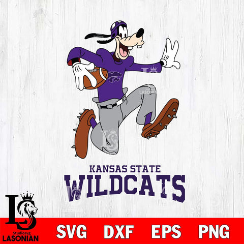 Kansas State Wildcats Goofy rugby Sport SVG DXF EPS PNG FILE,NCAA svg ,Football Digital Download,Instant Download, Silhouette