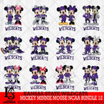 Kansas State Wildcats Mickey Minnie Mouse NCAA Bundle 12 Svg Eps Dxf Png File, Bundle NCAA svg , File Cut , Digital Download , Instant Download, Cut Svg Files