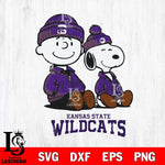 Kansas State Wildcats Snoopy Sport 6 Svg Eps Dxf Png File, Digital Download