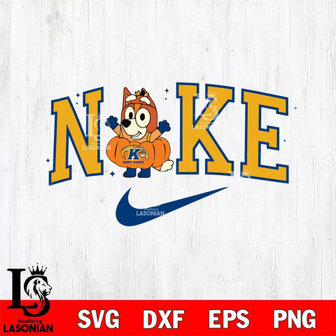 Kent State Golden Flashes Bluey Halloween Nike NCAA Svg Eps Dxf Png File, Digital Download, Instant Download
