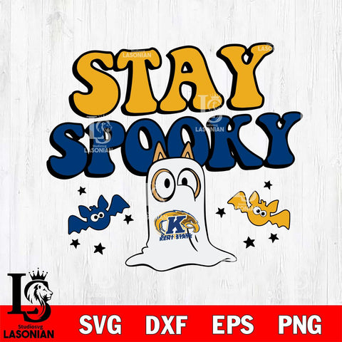 Kent State Golden Flashes Bluey Halloween Stay Spooky Svg Eps Dxf Png File, Digital Download, Instant Download