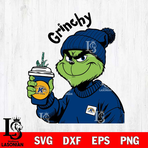 Kent State Golden Flashes Boujee Grinch 10 Svg Eps Dxf Png File, Digital Download, Instant Download