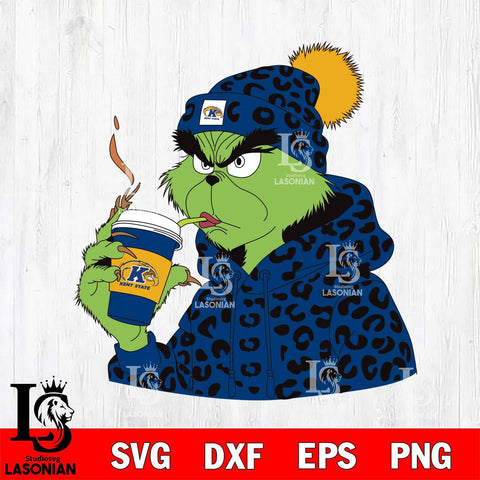 Kent State Golden Flashes Boujee Grinch 8 Svg Eps Dxf Png File, Digital Download, Instant Download