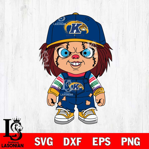 Kent State Golden Flashes Chucky Football Horror Halloween Svg Eps Dxf Png File, NCAA svg, Digital Download, Instant Download