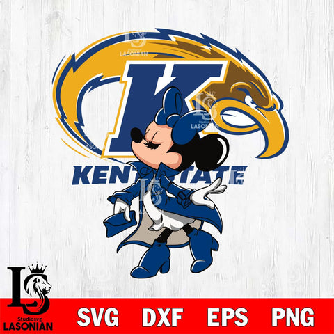 Kent State Golden Flashes Glamorous Minnie Svg Eps Dxf Png File, Digital Download, Instant Download
