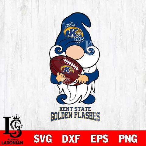 Kent State Golden Flashes Gnomes Christmas football Svg Eps Dxf Png File, Digital Download, Instant Download