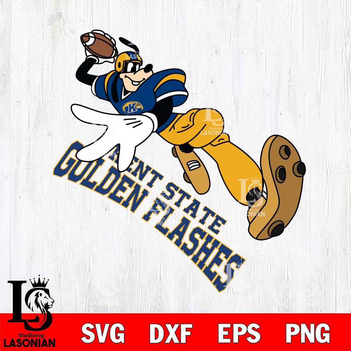 Kent State Golden Flashes Goofy rugby player – lasoniansvg