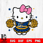 Kent State Golden Flashes Hello Kitty Cheerleader 10 Svg Eps Dxf Png File, Digital Download, Instant Download