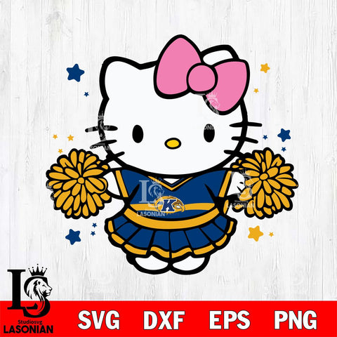 Kent State Golden Flashes Hello Kitty Cheerleader 10 Svg Eps Dxf Png File, Digital Download, Instant Download