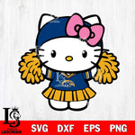 Kent State Golden Flashes Hello Kitty Cheerleader 5 Svg Eps Dxf Png File, Digital Download, Instant Download