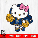 Kent State Golden Flashes Hello Kitty Cheerleader 7 Svg Eps Dxf Png File, Digital Download, Instant Download