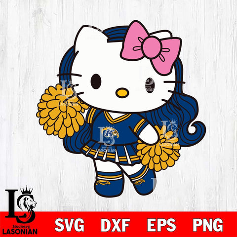 Kent State Golden Flashes Hello Kitty Cheerleader 7 Svg Eps Dxf Png File, Digital Download, Instant Download