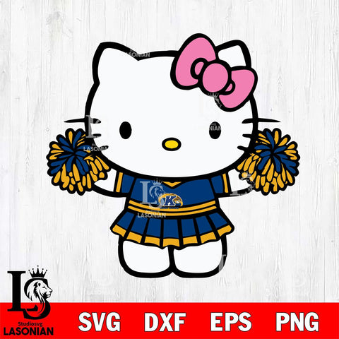 Kent State Golden Flashes Hello Kitty Cheerleader 9 Svg Eps Dxf Png File, Digital Download, Instant Download