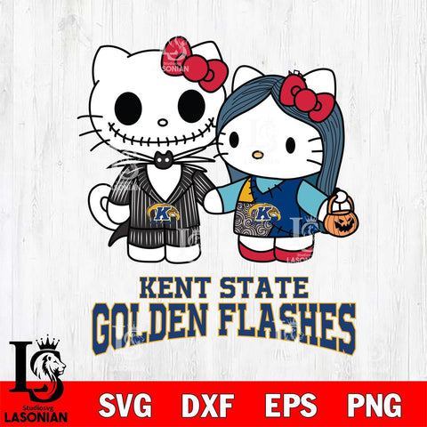Kent State Golden Flashes Hello Kitty Horror 11 Svg Eps Dxf Png File, Digital Download