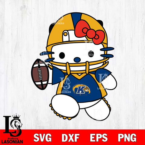 Kent State Golden Flashes Hello Kitty sport 11 Svg Eps Dxf Png File, NCAA svg, Digital Download, Instant Download