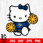 Kent State Golden Flashes Hello Kitty sport 4 Svg Eps Dxf Png File, NCAA svg, Digital Download, Instant Download