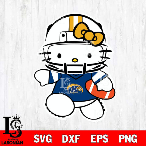 Kent State Golden Flashes Hello Kitty sport 8 Svg Eps Dxf Png File, NCAA svg, Digital Download, Instant Download