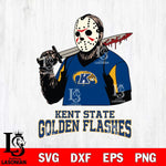 Kent State Golden Flashes Jason Voorhees 11 Svg Eps Dxf Png File, Digital Download