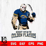 Kent State Golden Flashes Jason Voorhees Svg Eps Dxf Png File, Digital Download