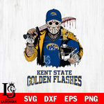 Kent State Golden Flashes Jason Voorhees 2 Svg Eps Dxf Png File, Digital Download