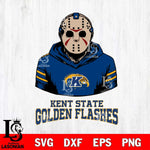 Kent State Golden Flashes Jason Voorhees 4 Svg Eps Dxf Png File, Digital Download
