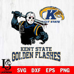 Kent State Golden Flashes Jason Voorhees 5 Svg Eps Dxf Png File, Digital Download