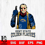 Kent State Golden Flashes Jason Voorhees 6 Svg Eps Dxf Png File, Digital Download