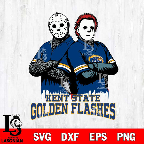 Kent State Golden Flashes Jason Voorhees 8 Svg Eps Dxf Png File, Digital Download