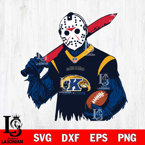 Kent State Golden Flashes Jason Voorhees Horror 11 Svg Eps Dxf Png File, NCAA svg, Digital Download, Instant Download