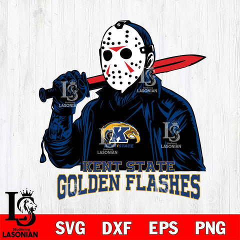 Kent State Golden Flashes Jason Voorhees Horror 12 Svg Eps Dxf Png File, NCAA svg, Digital Download, Instant Download