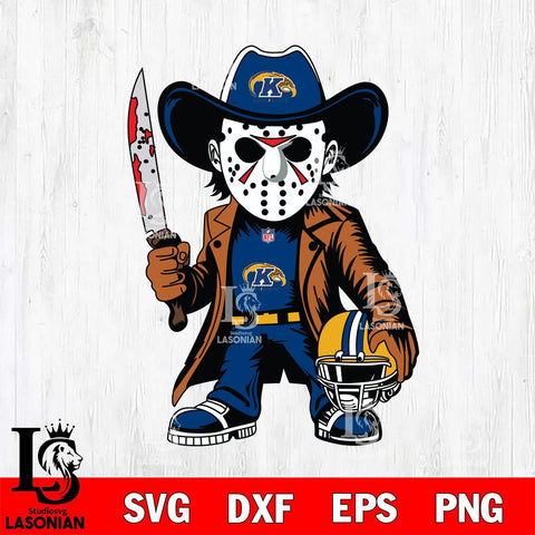 Kent State Golden Flashes Jason Voorhees Horror Svg Eps Dxf Png File, NCAA svg, Digital Download, Instant Download