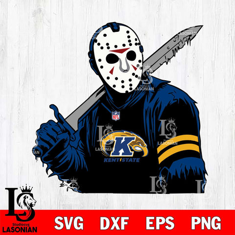 Kent State Golden Flashes Jason Voorhees Horror 7 Svg Eps Dxf Png File, NCAA svg, Digital Download, Instant Download