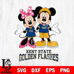 Kent State Golden Flashes Mickey Minnie Mouse Sport Svg Eps Dxf Png File, NCAA svg , File Cut , Digital Download , Instant Download, Cut Svg Files