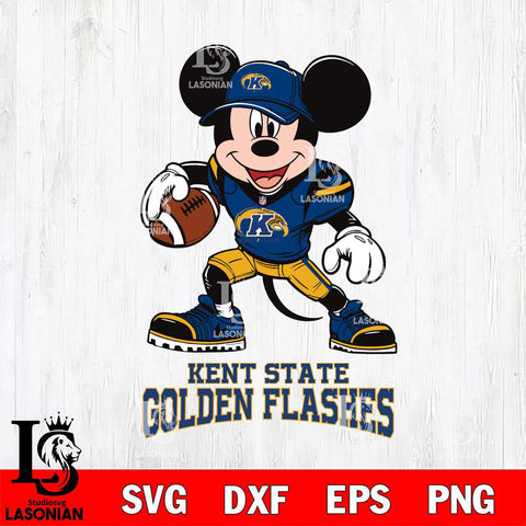 Kent State Golden Flashes Mikey Mouse Disney, Svg Eps Dxf Png File, Digital Download