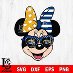 Kent State Golden Flashes Minnie Mouse Love Svg Eps Dxf Png File, NCAA svg, Digital Download, Instant Download